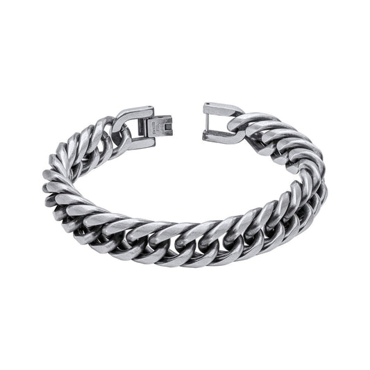 Fred Bennett Oxidised Heavy Weight Foxtail Bracelet 21.5cm B5454