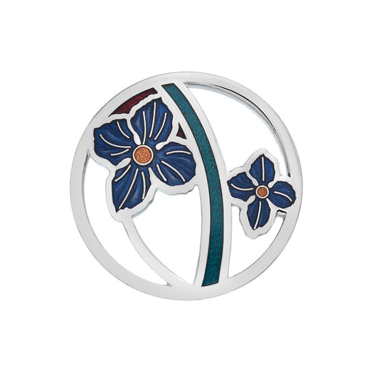 Poppies Brooch Silver Plated Brand New Gift Packaging