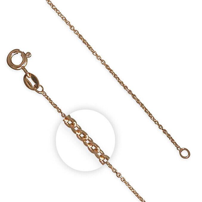 Rose Gold Heart Locket on Solid Sterling Silver Filigree Design 18" Chain