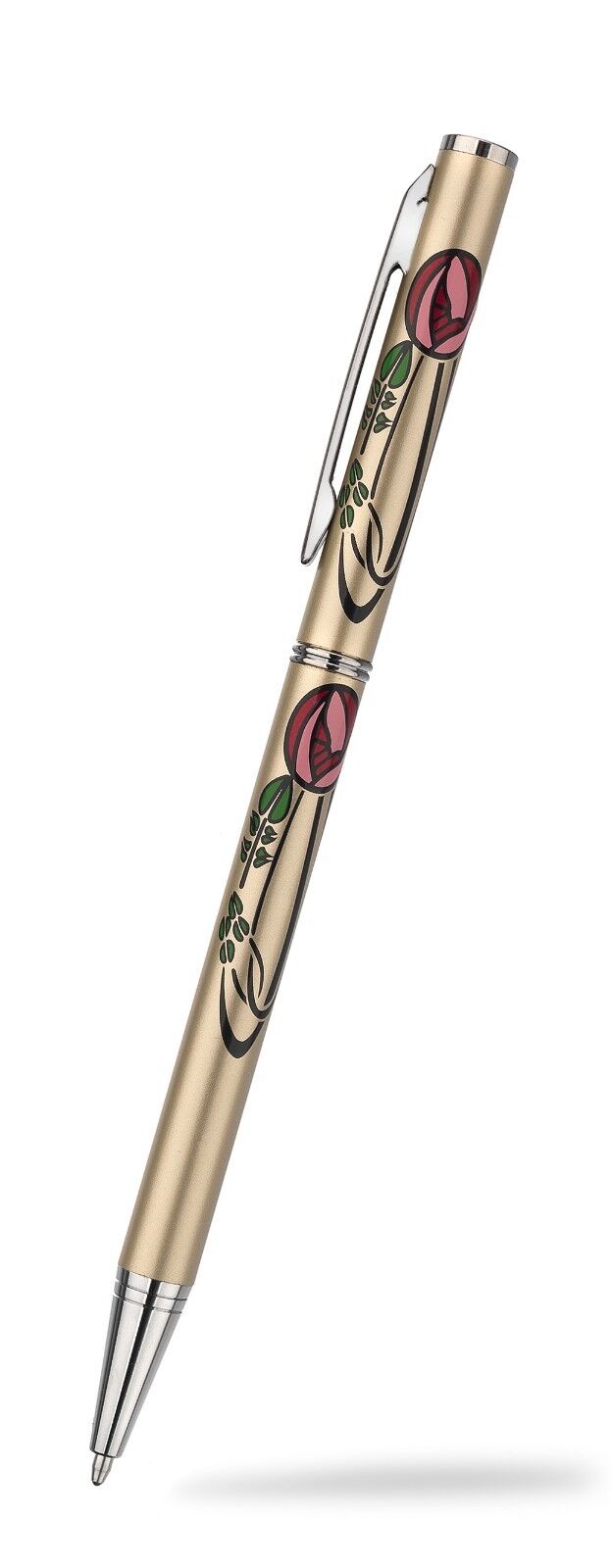Mackintosh Ballpoint Pen Silver Plated Roses Brand New Boxed Various Colours