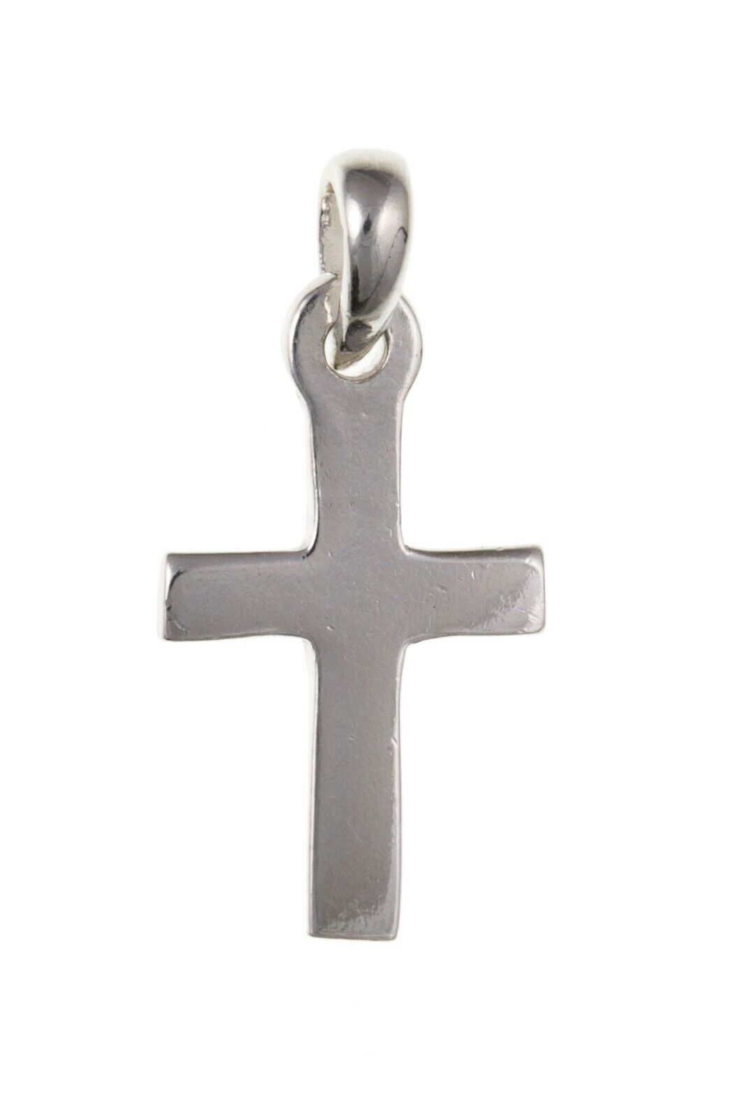 Sterling Silver Small Cross Pendant 925 hallmark 13 x 9mm