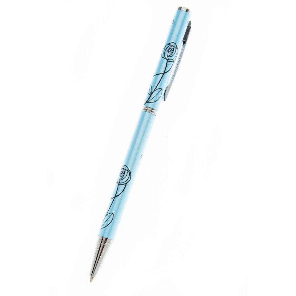 Mackintosh Ballpoint Pen Silver Plated Rose Leaf Brand New Boxed Various Colours