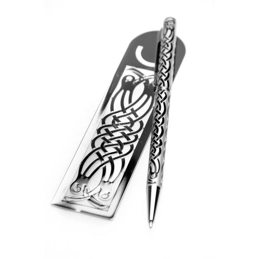 Bookmark Pen Biro Celtic bookmark and Pen Set Celtic Birds Bookmark & Pen Set