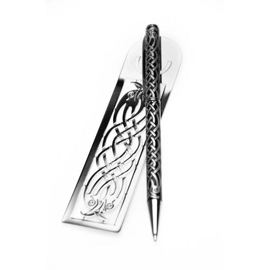 Pen Bookmark Celtic Bird Pen Celtic Bookmark Celtic Bird Bookmark & Pen Set
