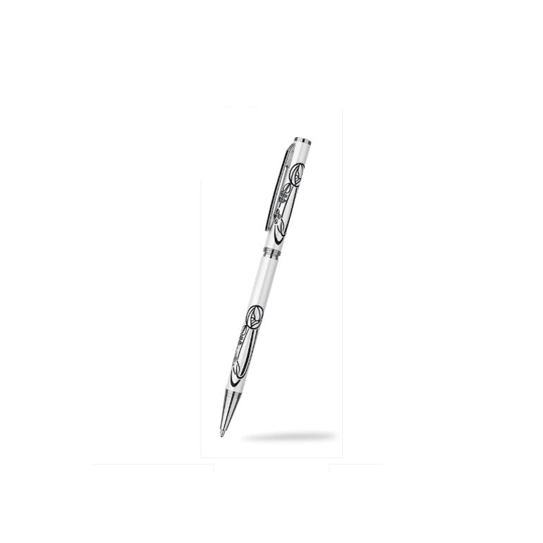 Mackintosh Ballpoint Pen Silver Plated Leaf Rose Brand New Boxed Various Colours