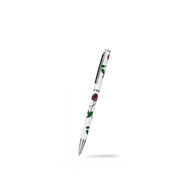 Mackintosh Rose Ballpoint Pen Silver Plated Brand New Boxed Various Colours