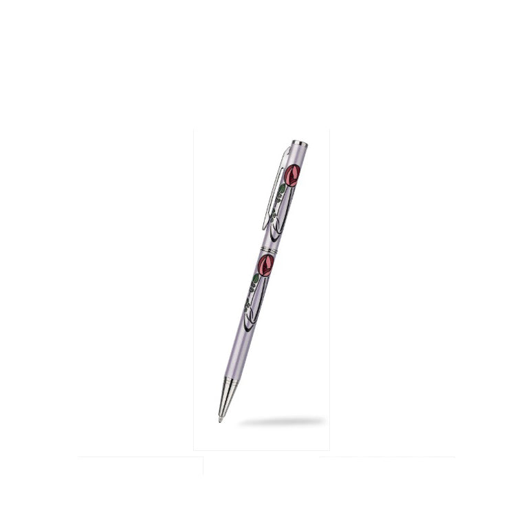 Mackintosh Ballpoint Pen Silver Plated Roses Brand New Boxed Various Colours