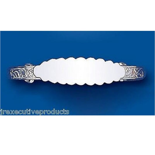 Baby Bangle Sterling Silver 18 months - 3 years Identity Bracelet Baby Bracelet