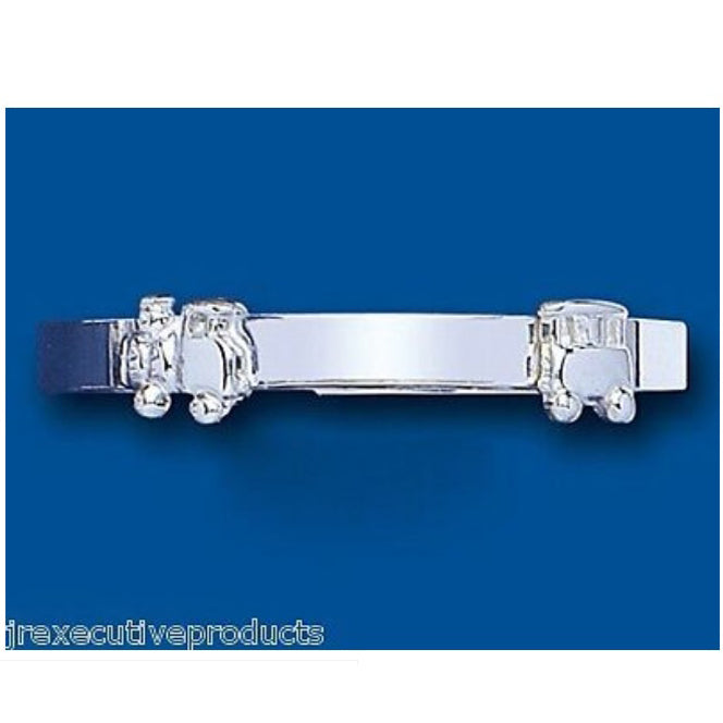 Baby Bangle Solid Sterling Silver Train Adjustable Baby Bracelet Christening