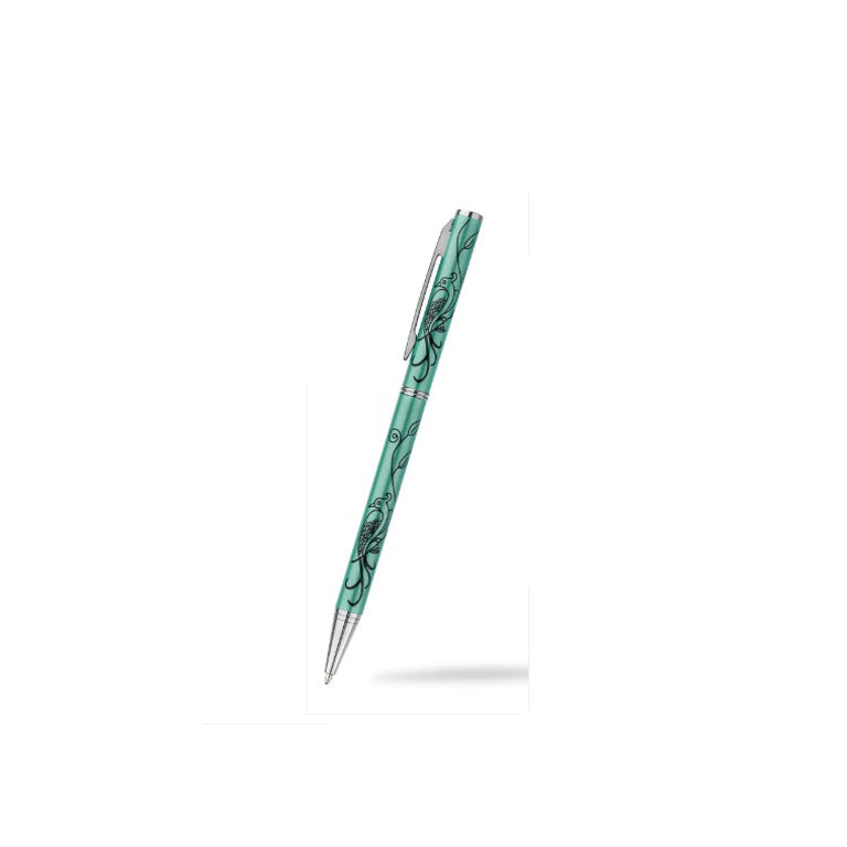 Ballpoint Pen Silver Plated Bird of Paradise Brand New Boxed Various Colours