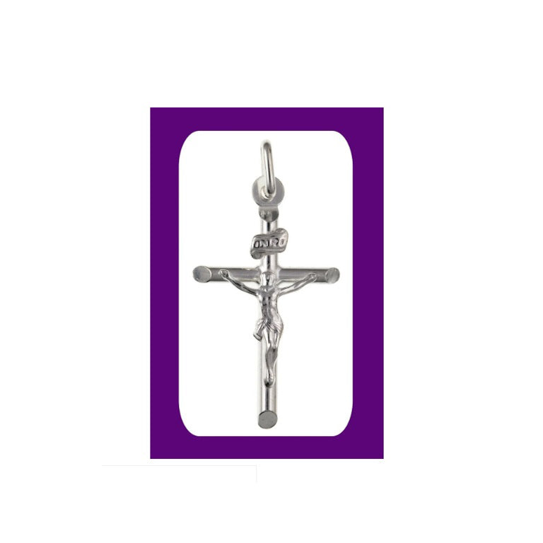 Silver Crucifix Pendant Sterling Silver 925 Stamp All Chain Lengths