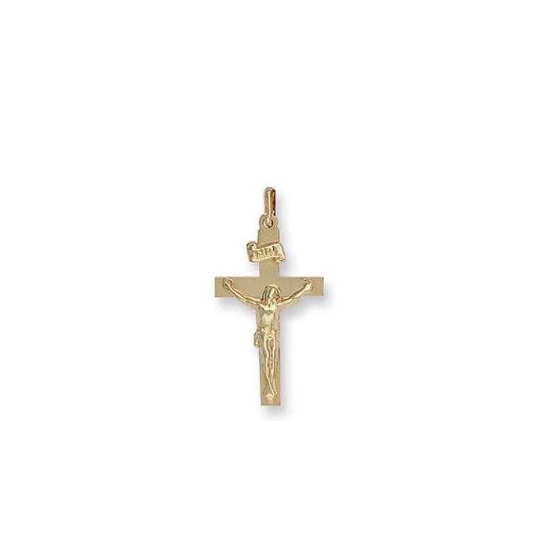 Gold Crucifix Pendant Gold Crucifix Necklace Yellow Gold Crucifix