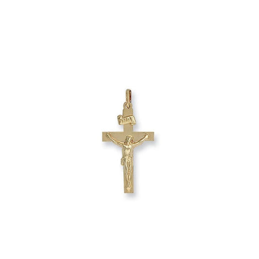 Gold Crucifix Pendant Gold Crucifix Necklace Yellow Gold Crucifix
