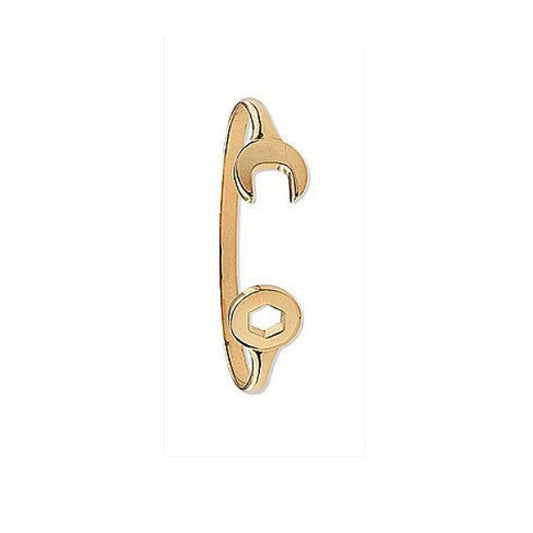 Spanner Baby Bangle Yellow Gold Hallmarked Christening Gift