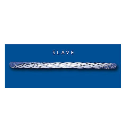 Slave Bangle Solid Silver Ladies Sterling Silver Twist Design