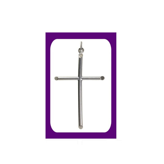 Sterling Silver Extra Large Cross Pendant 925 Hallmark 50 x 31mm
