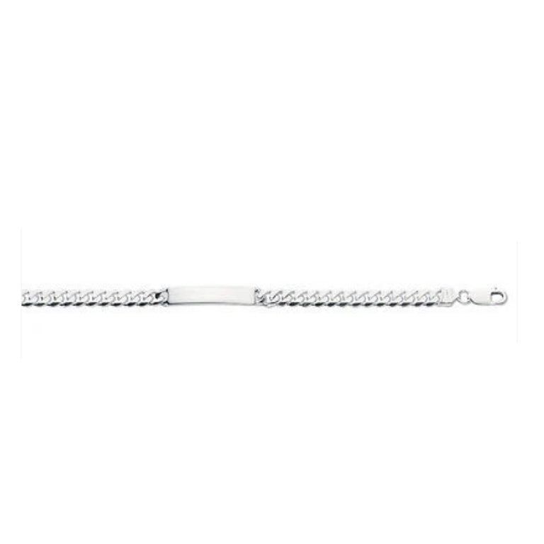 Sterling Silver Identity Bracelet Mens Gents Heavy Solid Hallmarked