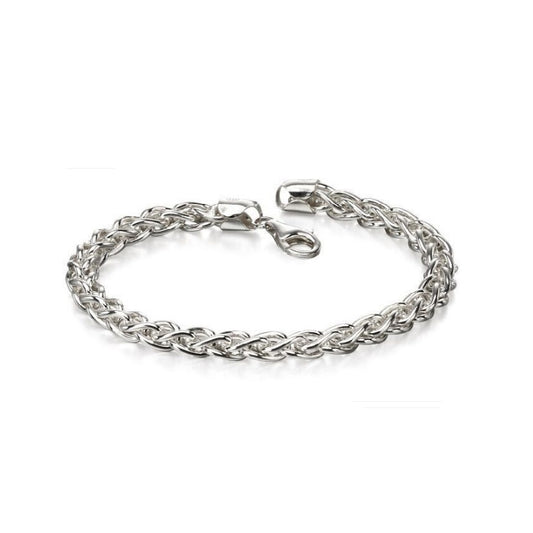 Fred Bennett Heavyweight Spiga Link Chain Bracelet 21cm B4972 Full Hallmark