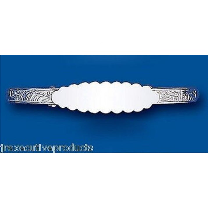 Solid Silver Child's Identity Bangle Age 7 - 13 years