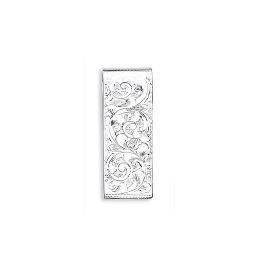 Silver Money Clip Solid Silver Hallmarked Money Clip - British Made