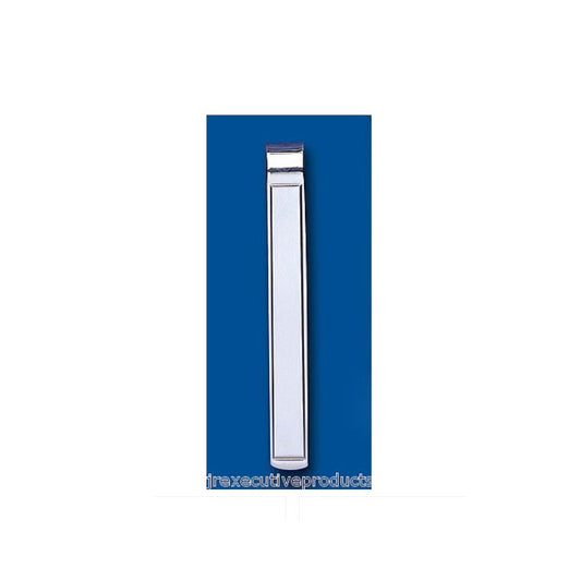 Tie Slide Solid Silver Plain Men's Gents 925 Hallmark