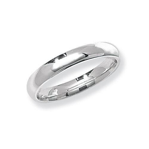 J R Jewellery classic sterling silver wedding band with polished smooth finish