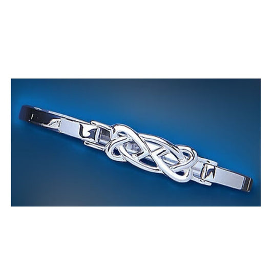 Sterling Silver Celtic Bangle Ladies Bracelet Hallmark British Made