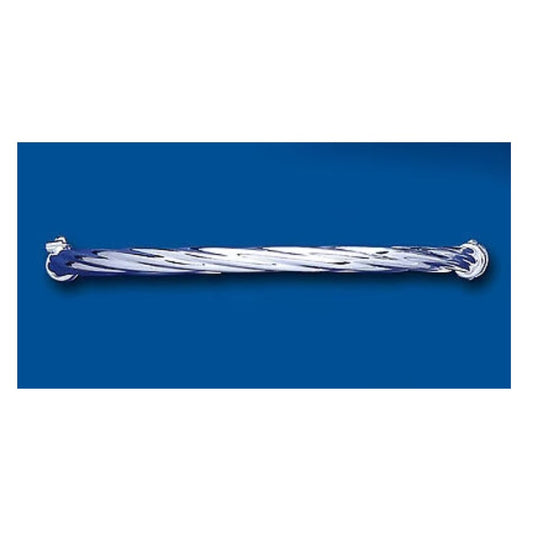 Sterling Silver Ladies Twist Hinged Bangle