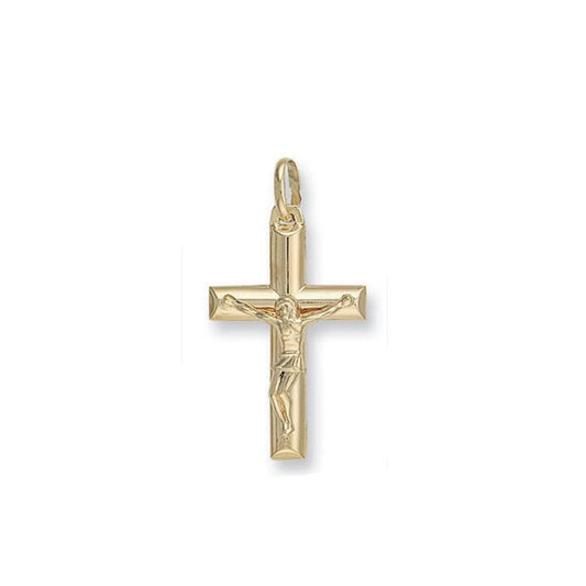 Gold Crucifix Pendant Gold Crucifix Necklace Yellow Gold Cross