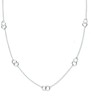 Solid Silver Fancy Necklace Chain 34"