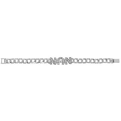 Ladies Sterling Silver NAN Bracelet British Hallmarked