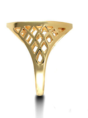 9ct Yellow Gold 10th St George Ring Fully Hallmarked
