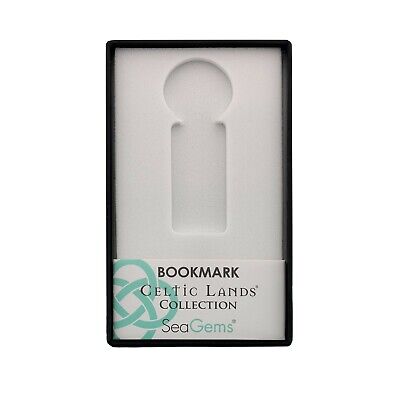 Black Cat Moon Bookmark Silver Plated Brand New and Boxed