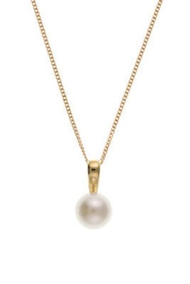 Elegant Freshwater Pearl Jewellery Set with Pendant Necklace and Stud Earrings