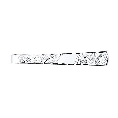 Tie Slide Tapered Solid Sterling Silver 925 Hallmark