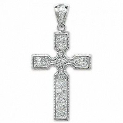 Sterling Silver Large Cross Pendant 65 x 33mm Full Hallmark 14 Grams Heavy