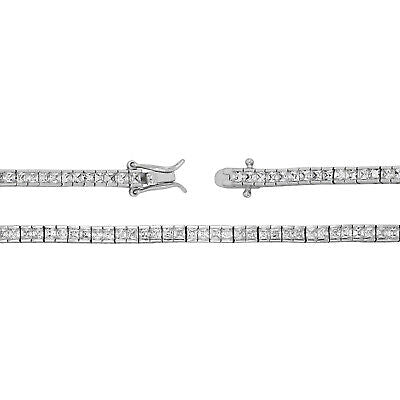 Solid Sterling Silver Ladies Tennis Bracelet Hallmarked