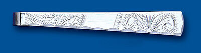 Tie Slide Tapered Solid Sterling Silver 925 Hallmark