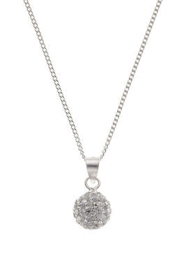 Solid Silver Crystal Set Pendant and Earrings Austrian Crystals 925 Hallmark