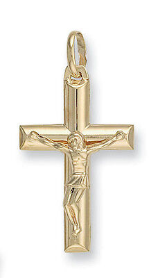 Gold Crucifix Pendant Gold Crucifix Necklace Yellow Gold Cross