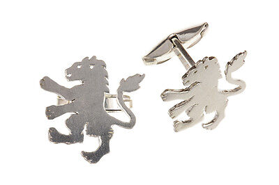 England Lion Cufflinks Solid Sterling Silver