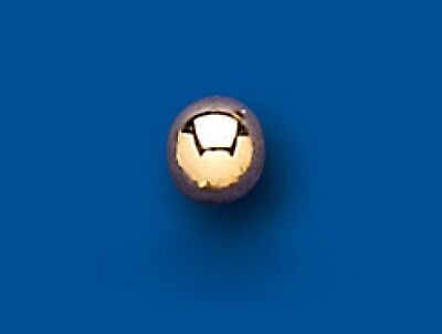 Mens Yellow Gold Earring Ball Stud