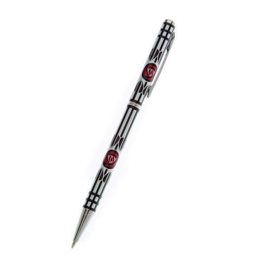 Mackintosh Ballpoint Pen Silver Plated Rose & Arrow Black Ink Brand New Boxed