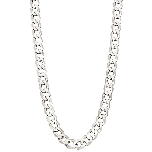 Fred Bennett Heavy Diamond Cut Curb Chain Necklace 56cm Solid Silver N4463