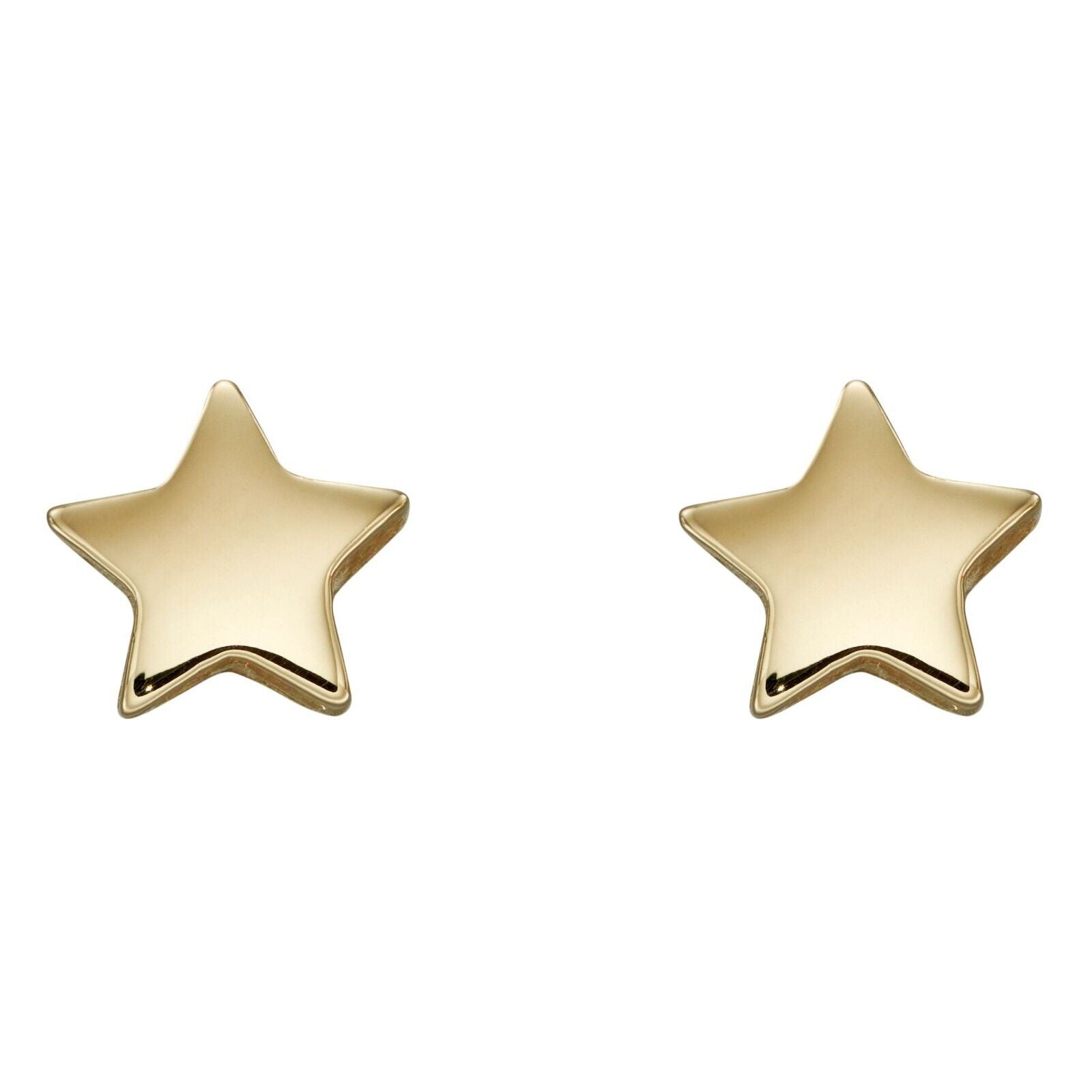 Star Pendant and Earrings Set 9ct Yellow Gold 14, 16, 18 or 20" Chain Hallmarked