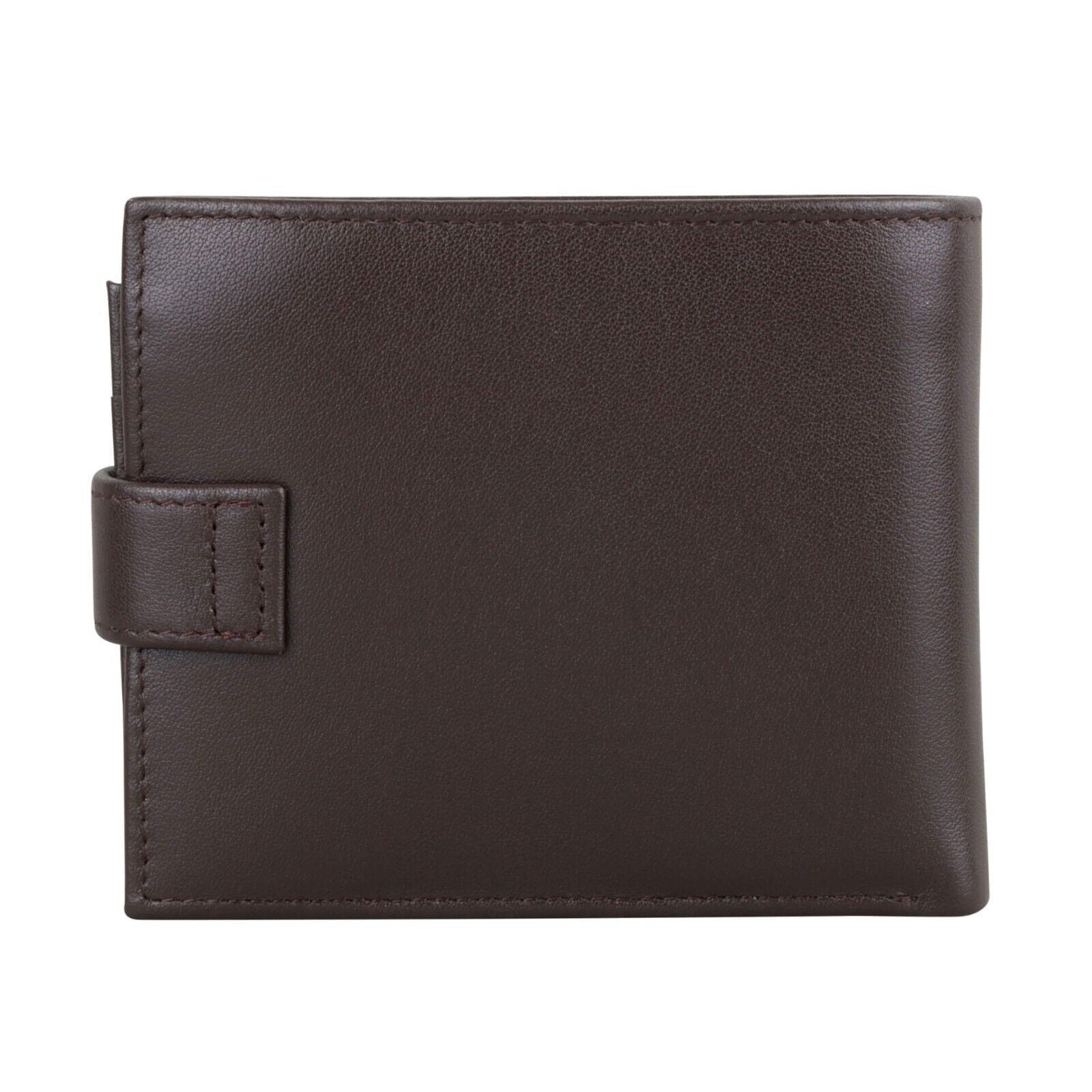 Fred Bennett Brown Leather Wallet with Coin Purse Free Laser Engraving W016