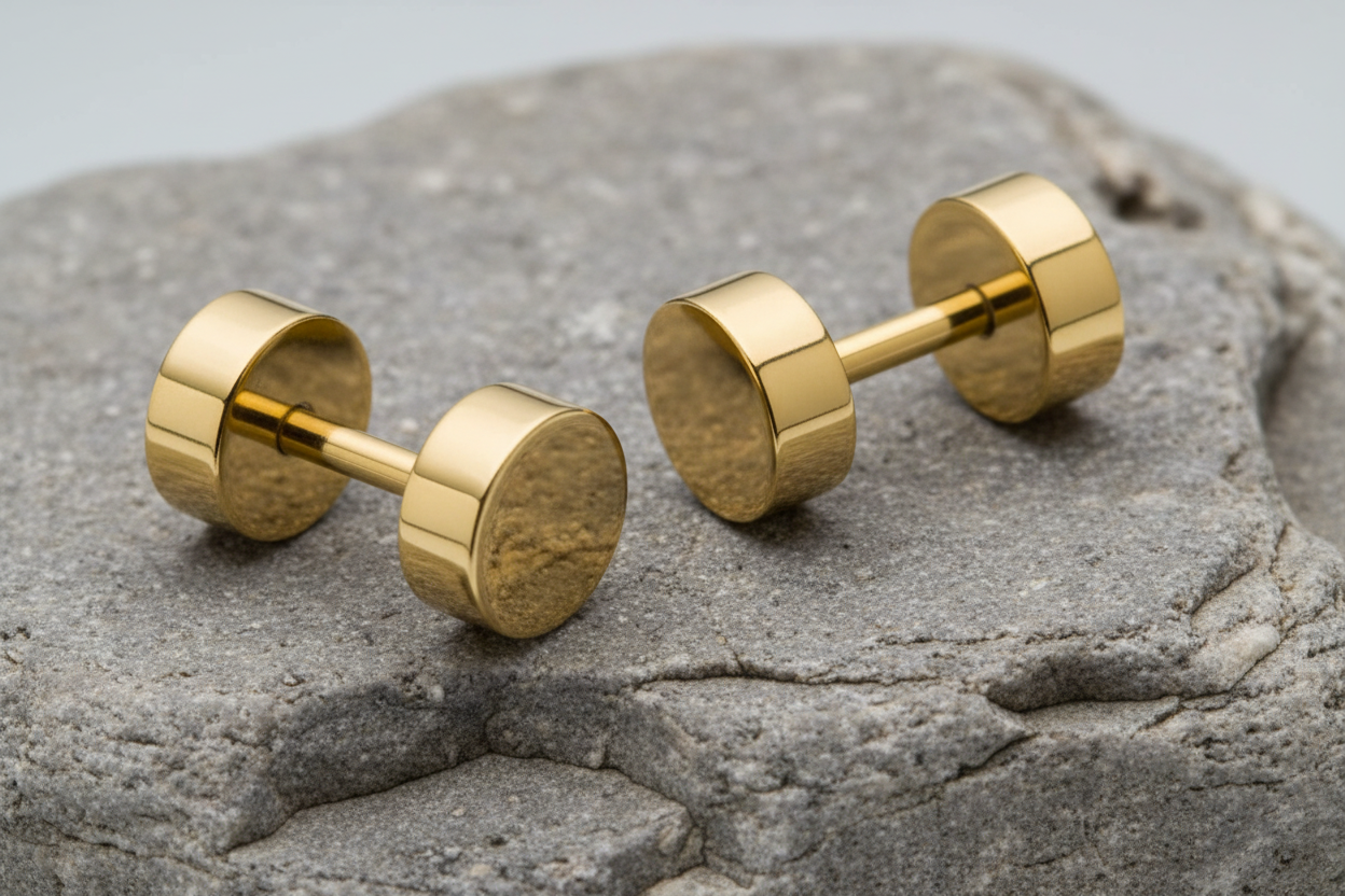 Fred Bennett Plain Round Stud Earrings E6286