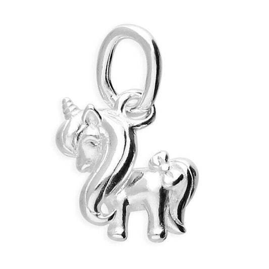 Small Cute Pony Pendant Pendant Solid 925 Sterling Silver