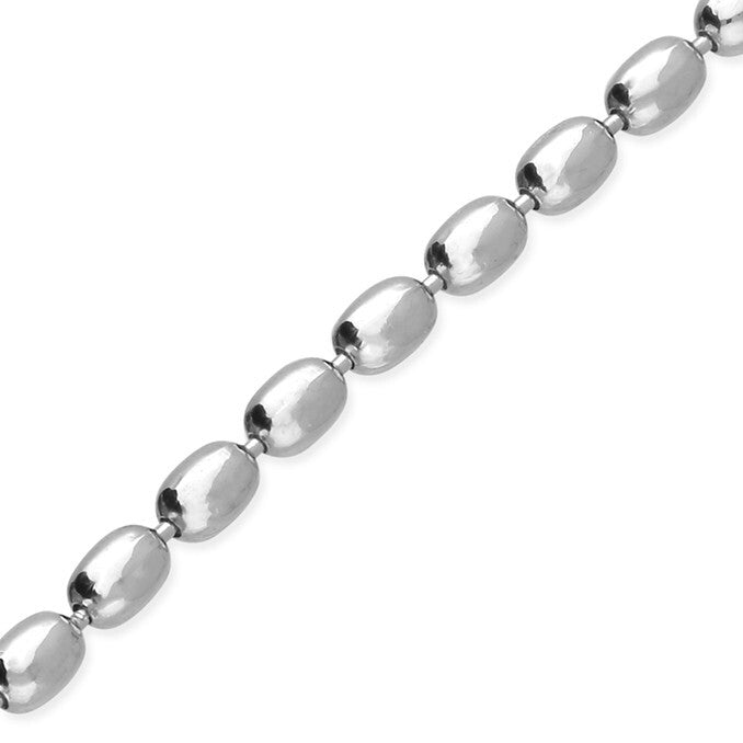 Seed Chain Necklace Adjustable Chain 925 Sterling Silver 925 hallmark