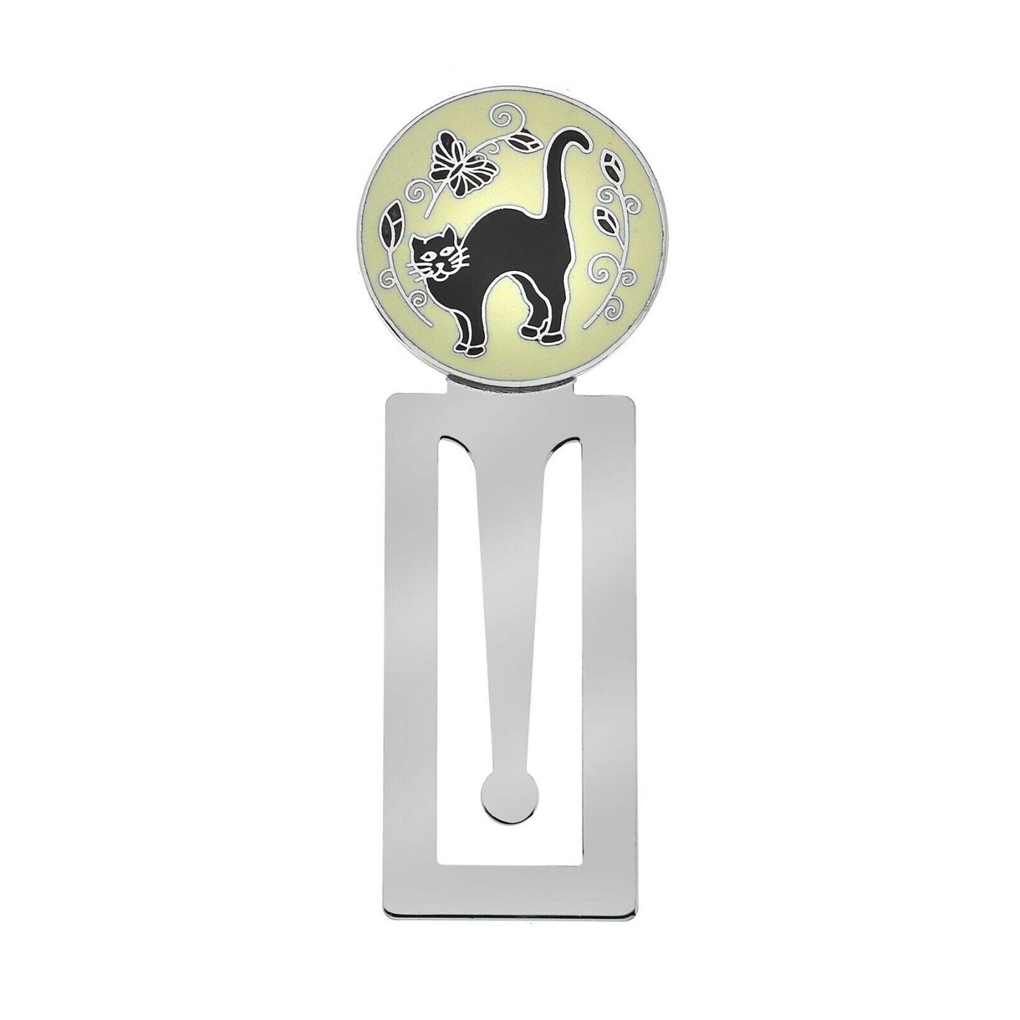 Cat Tail Up Bookmark Silver Plated Brand New and Boxed